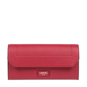 Portefeuille Lancel Ninon Femme Carmine | 61954TZQH
