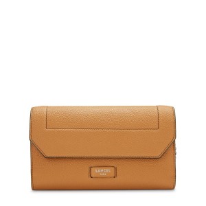 Portefeuille Lancel Ninon Femme Marron | 48590PICG