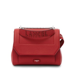 Sac Porté Épaule Lancel Ninon Femme Rouge | 27596FJPG