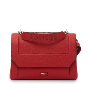 Sac Porté Épaule Lancel Ninon Femme Rouge | 95617YGEQ