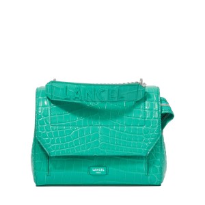 Sac Porté Épaule Lancel Ninon Femme Turquoise | 38954BGFY