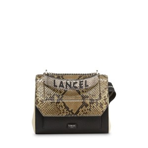 Sac Porté Épaule Lancel Ninon Femme Vert Noir Blanche | 41580BEGR